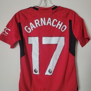 Manchester United Garnacho Soccer Jersey - youth
